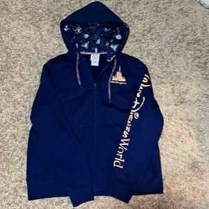 Disney world 50th anniversary zip up hoodie NWT